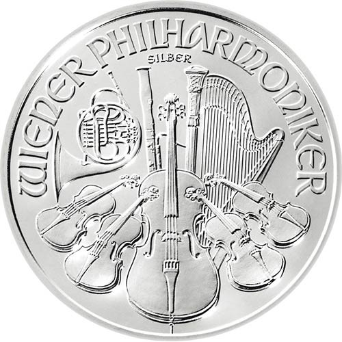 Srebrna moneta Wiedeńscy Filharmonicy
